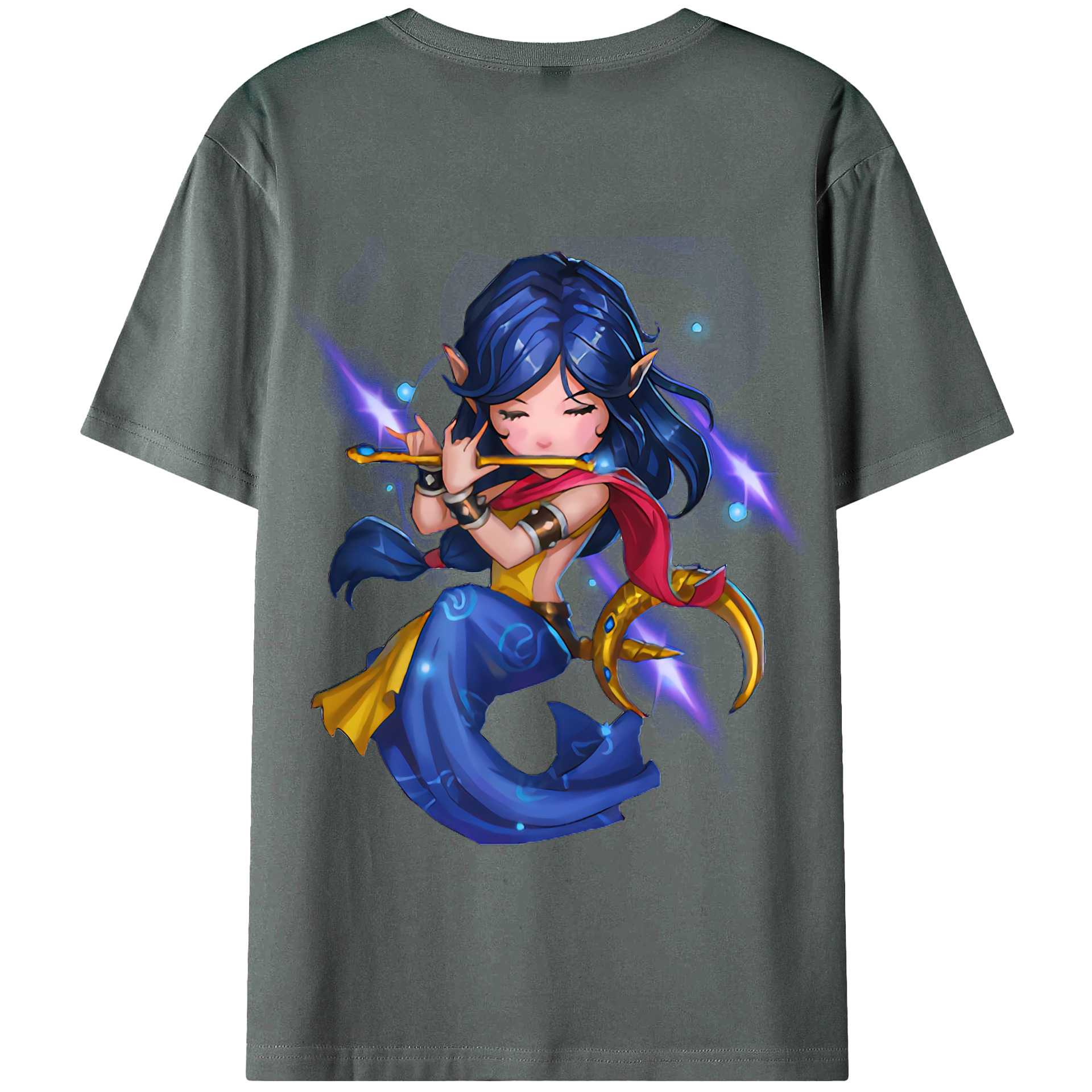 リーグ・オブ・レジェンド League of Legends LOL 綿100％半袖Tシャツ（背面プリント）